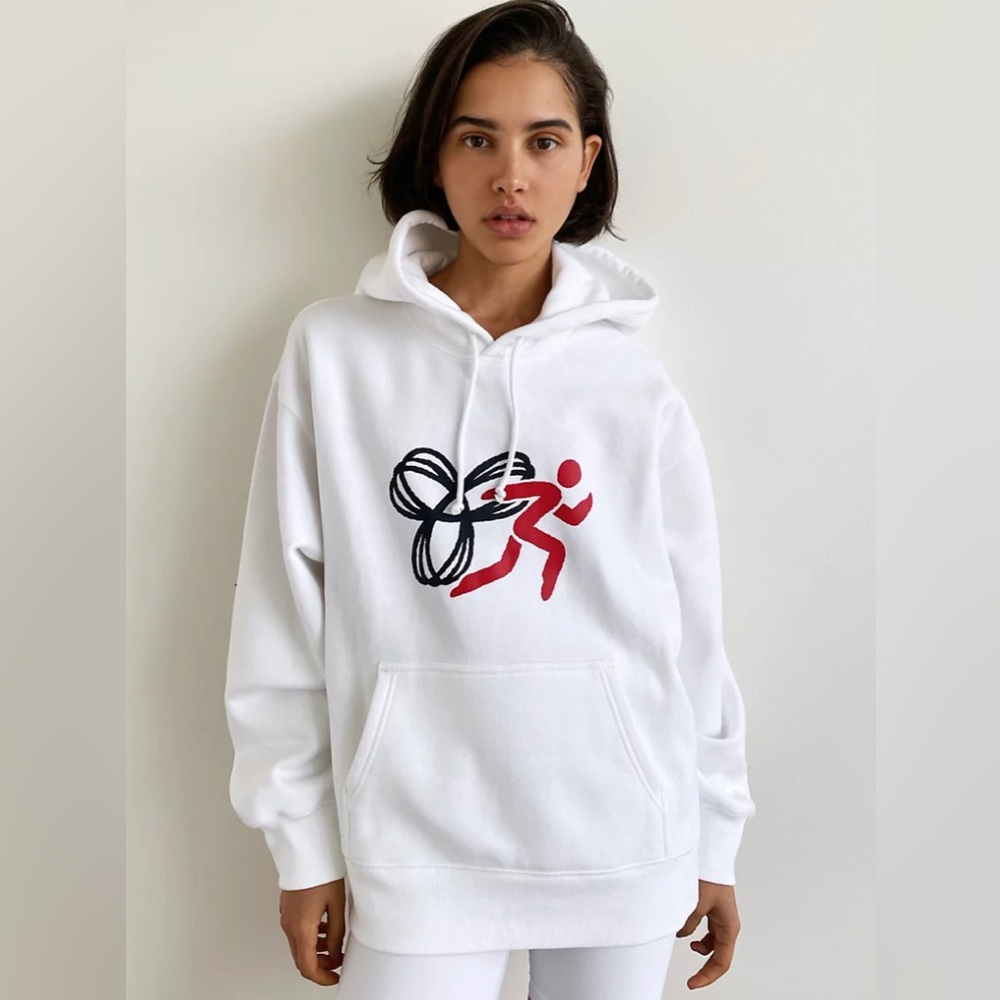 TNA by Aritzia Cozy AF Fleece Boyfriend Hoodie - Picture 1 of 3